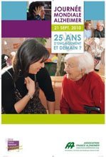 21 septembre, 17ème&nbsp;édition de la Journée mondiale Alzheimer